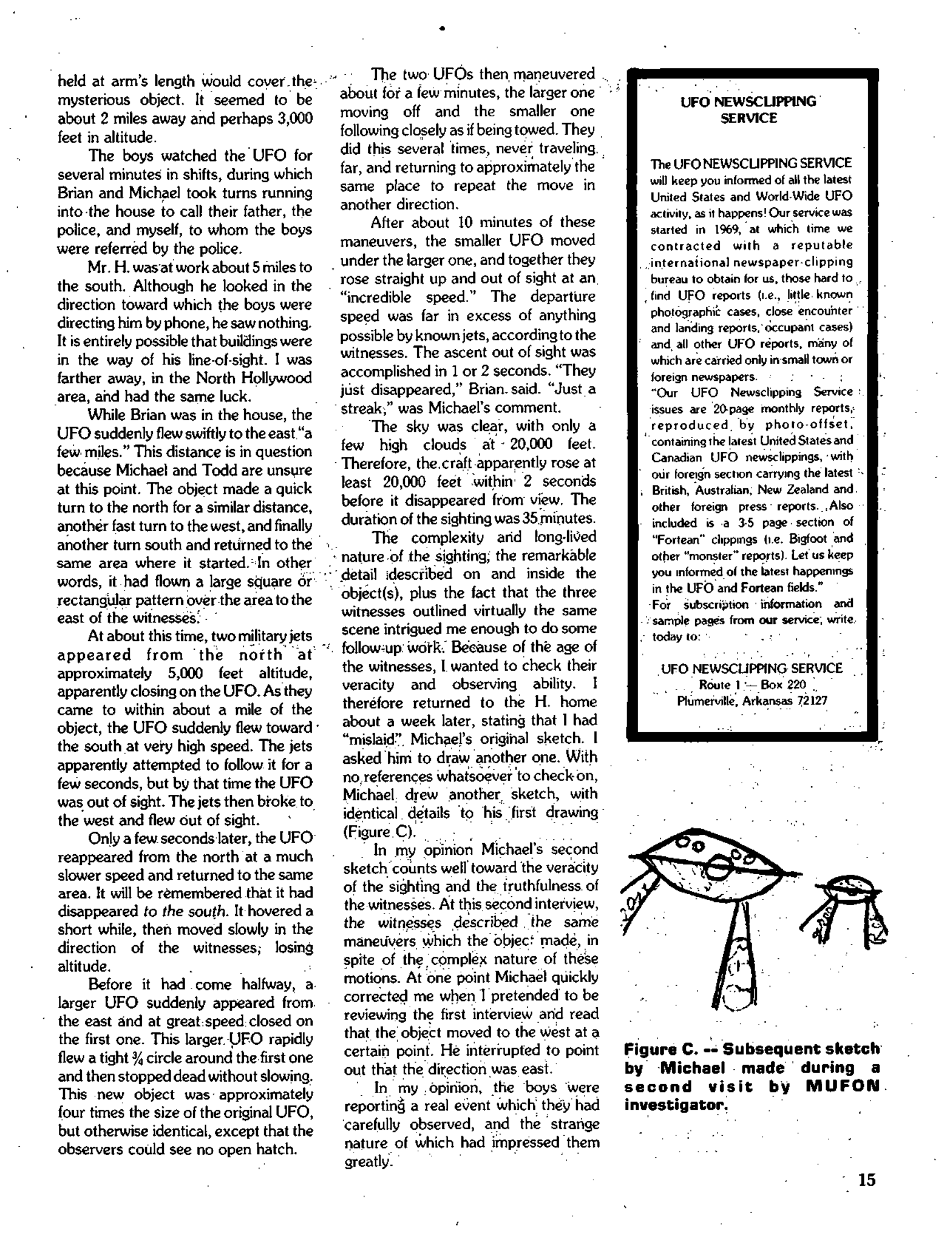 Mufon Ufo Journal 1979 1. 2. January February