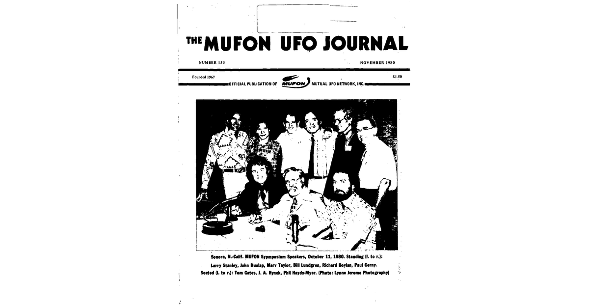 MUFON UFO Journal 1980 11. November
