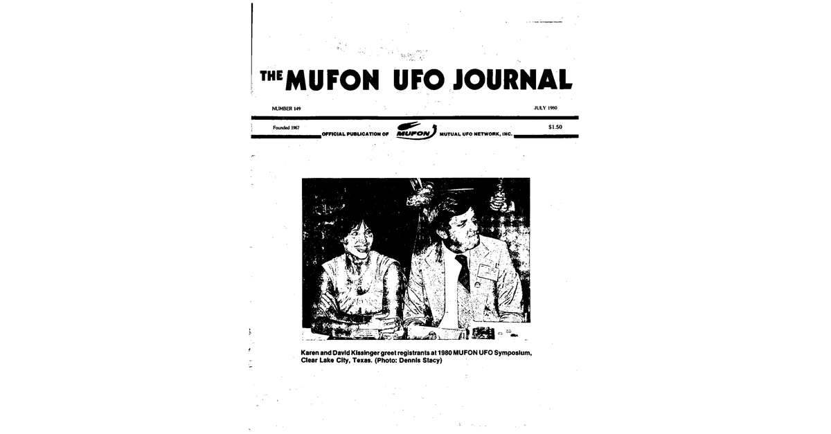 MUFON UFO Journal 1980 7. July