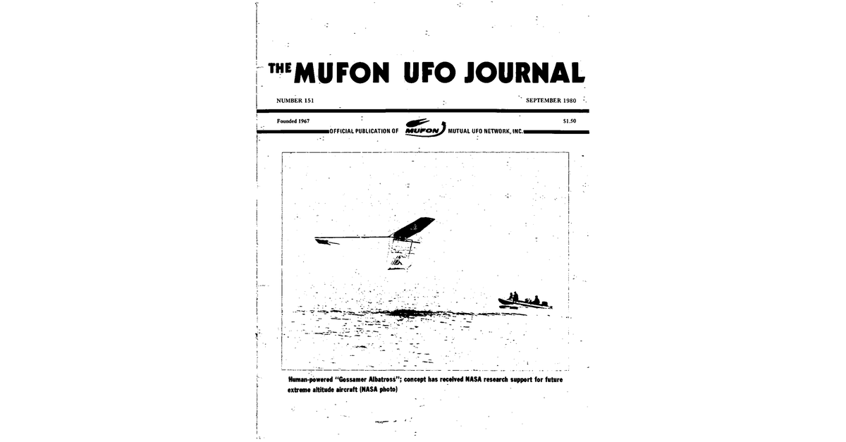 MUFON UFO Journal 1980 9. September