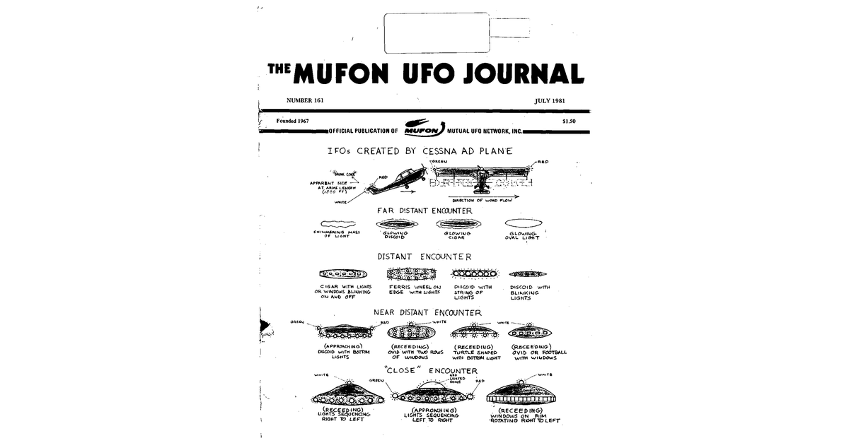 MUFON UFO Journal 1981 7. July
