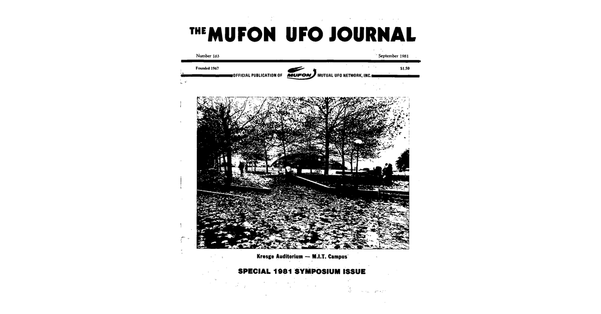 MUFON UFO Journal 1981 9. September