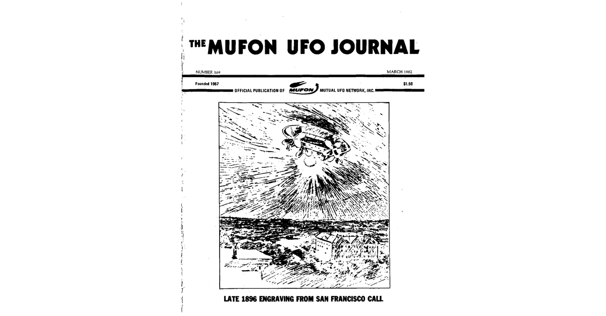 MUFON UFO Journal 1982 3. March