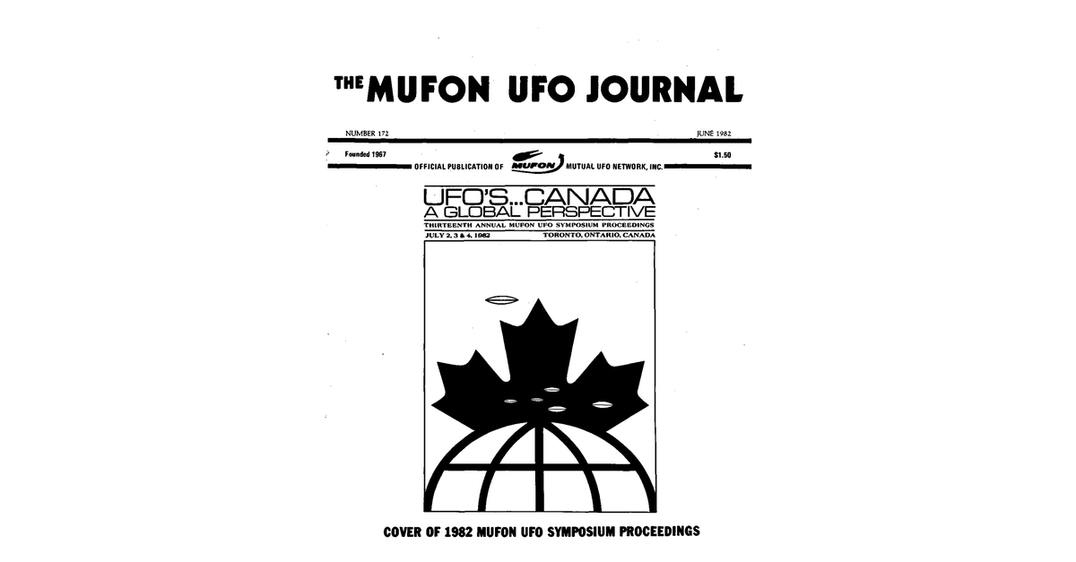 MUFON UFO Journal 1982 6. June