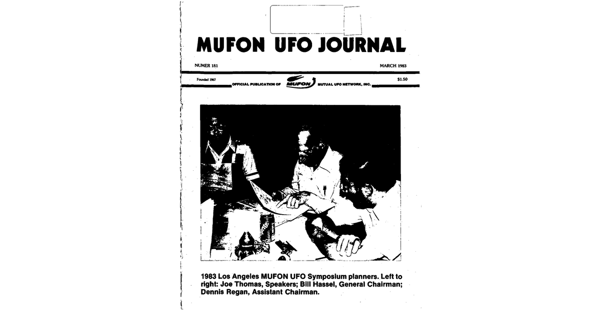 MUFON UFO Journal 1983 3. March