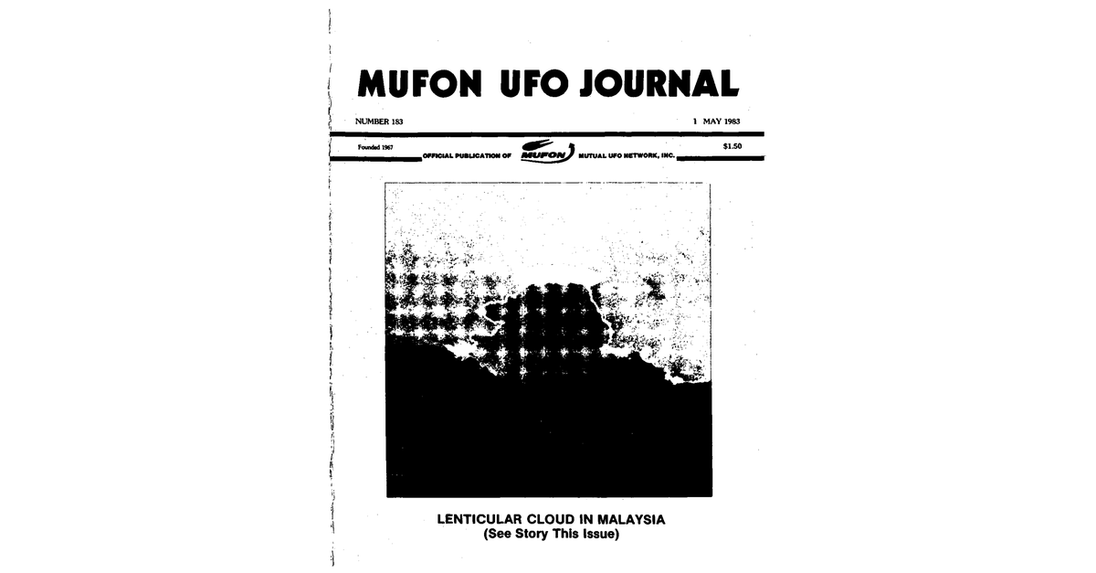 MUFON UFO Journal 1983 5. May