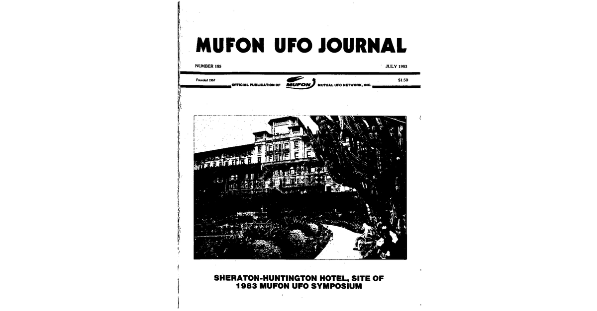 MUFON UFO Journal 1983 7. July
