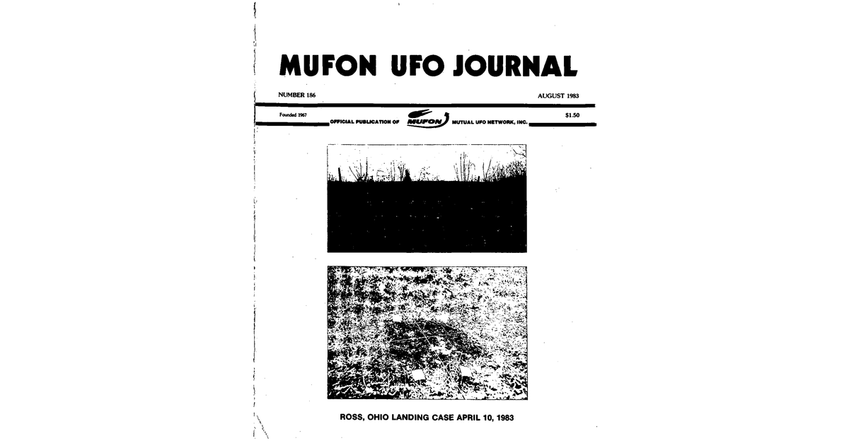 MUFON UFO Journal 1983 8. August