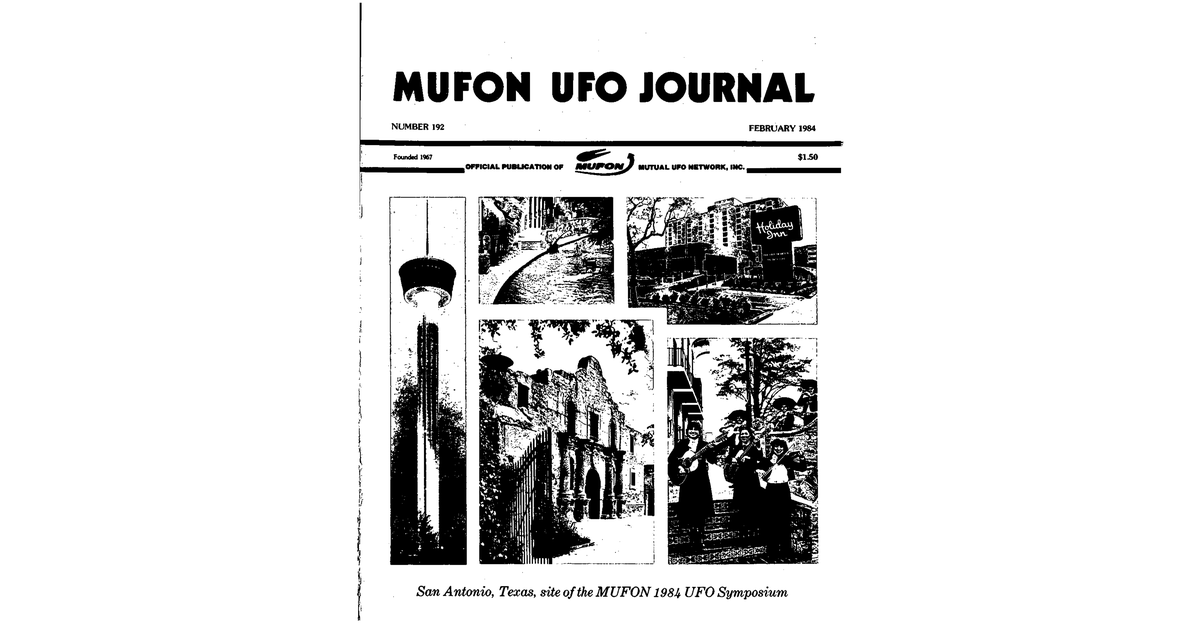 MUFON UFO Journal 1984 2. February