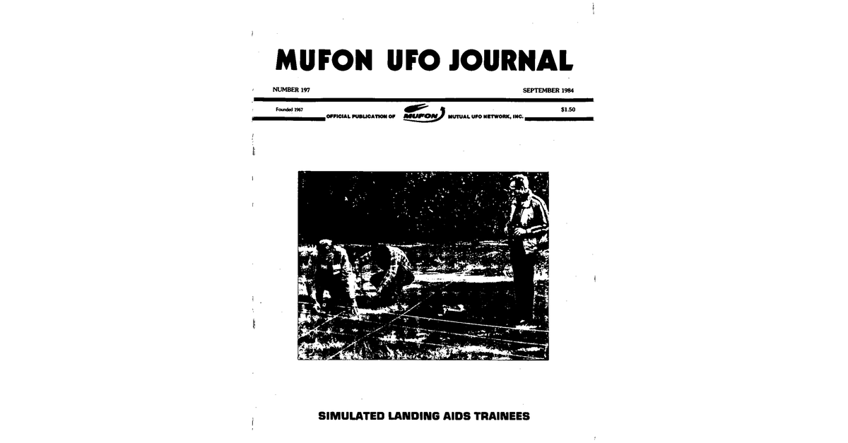 MUFON UFO Journal 1984 9. September