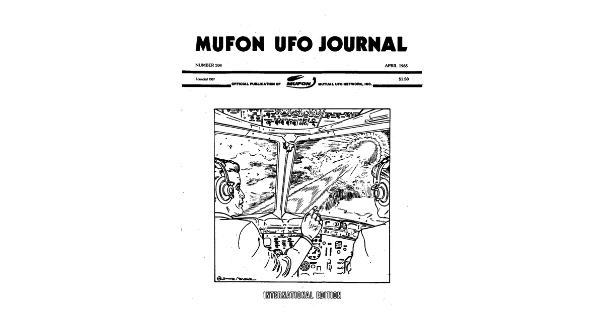 MUFON UFO Journal 1985 4. April