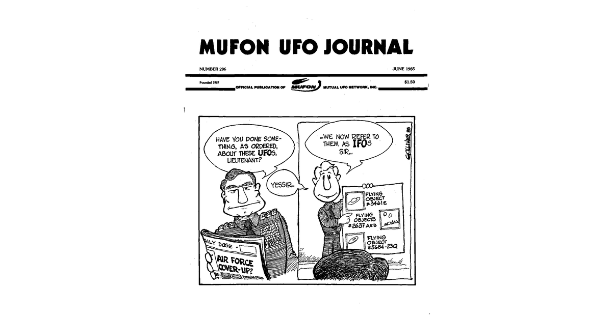 MUFON UFO Journal 1985 6. June