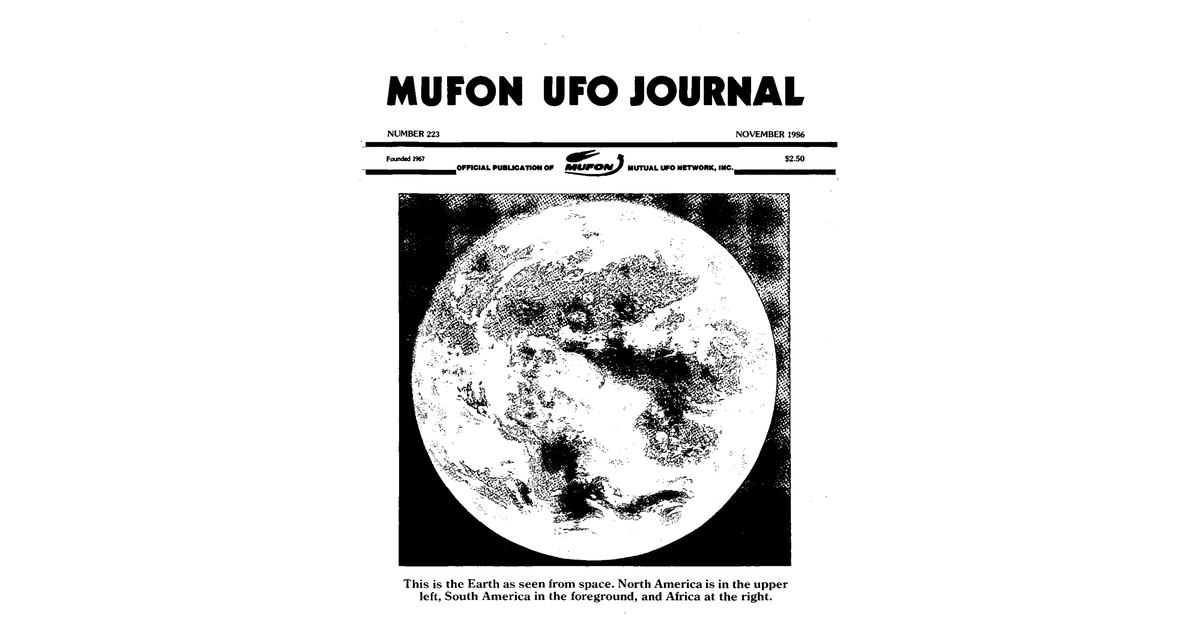 MUFON UFO Journal 1986 11. November