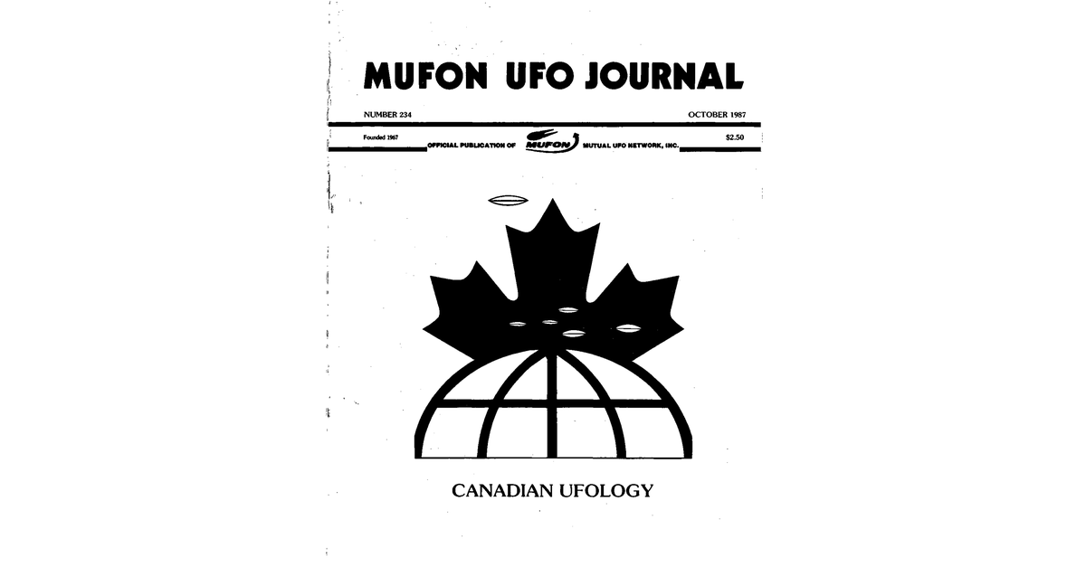 MUFON UFO Journal 1987 10. October