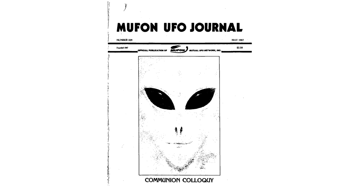 MUFON UFO Journal 1987 5. May