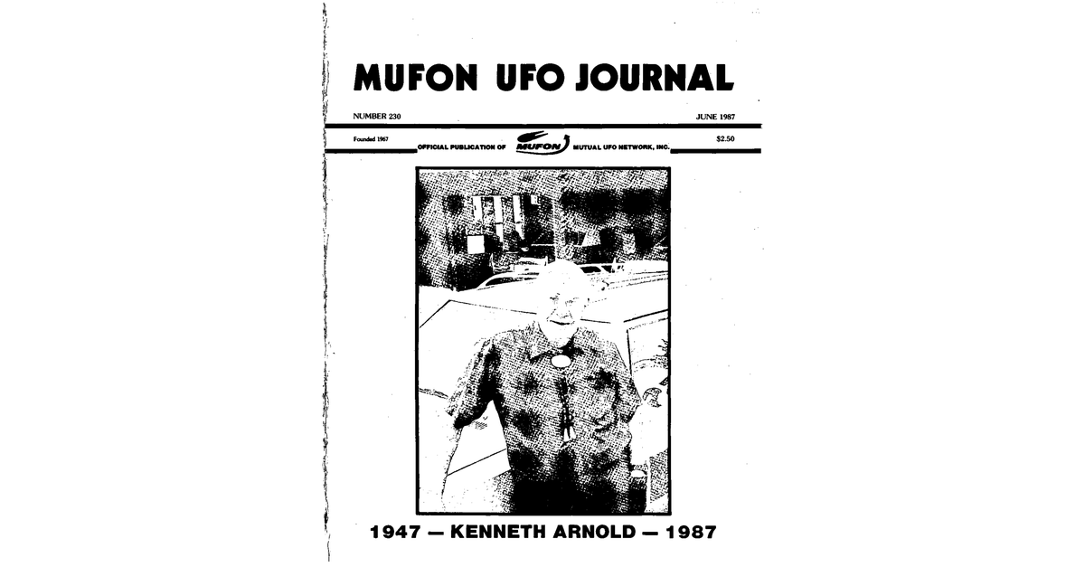 MUFON UFO Journal 1987 6. June