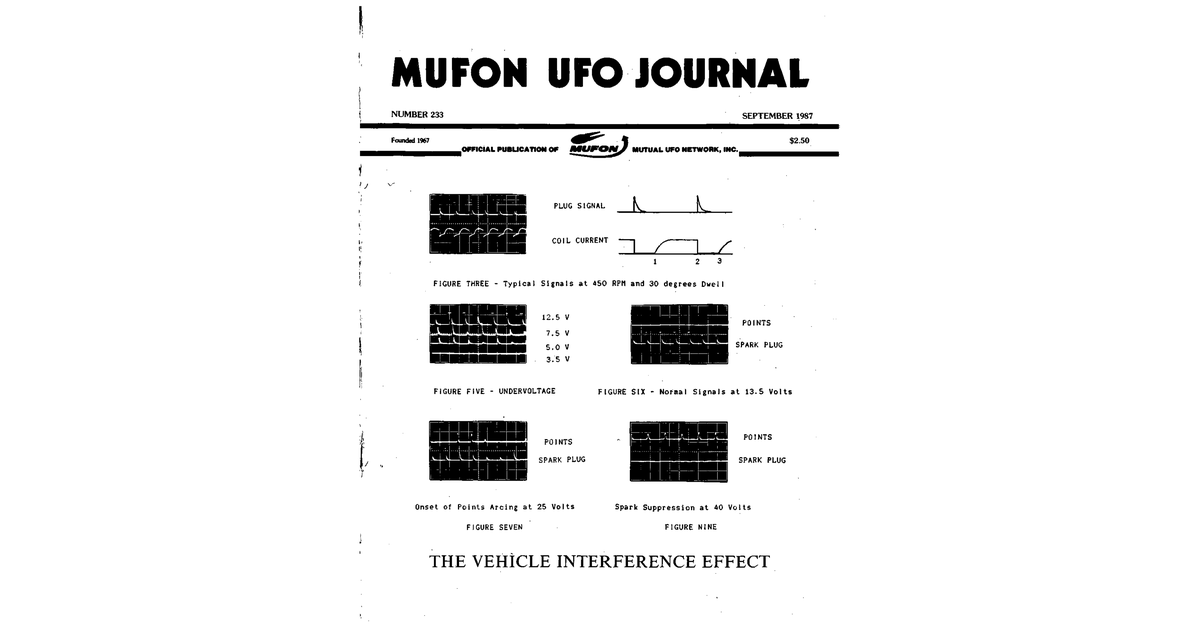 MUFON UFO Journal 1987 9. September