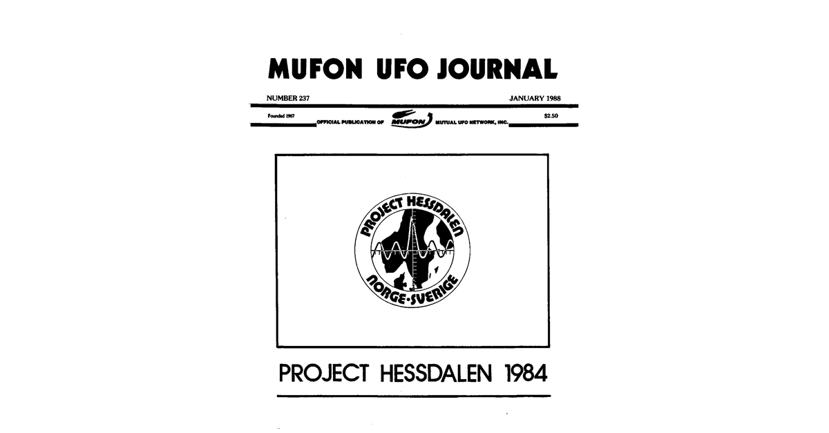 MUFON UFO Journal 1988 1. January