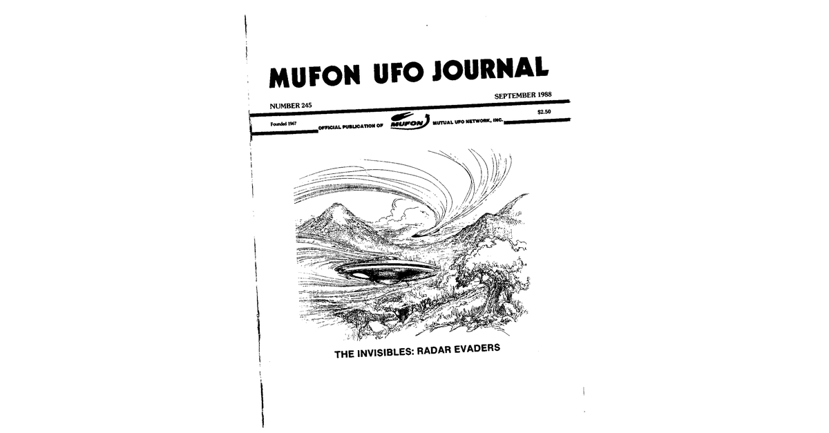 MUFON UFO Journal 1988 9. September