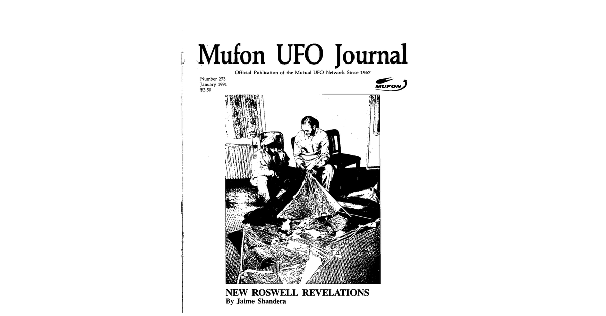 MUFON UFO Journal 1991 1. January