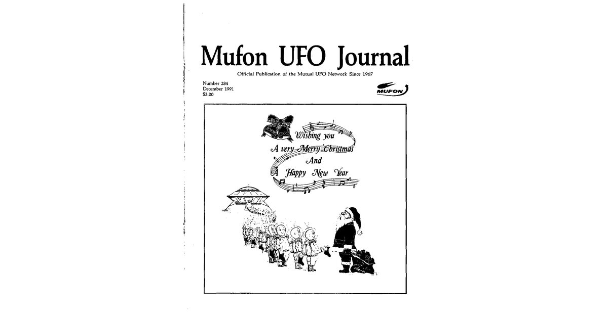 MUFON UFO Journal 1991 12. December