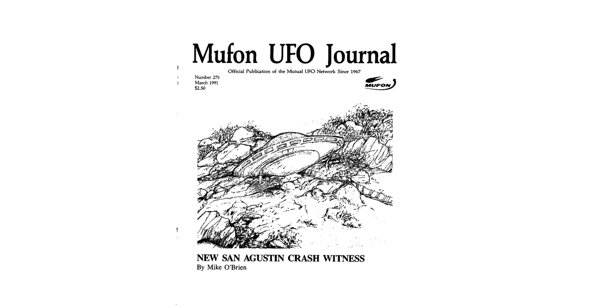 MUFON UFO Journal 1991 3. March