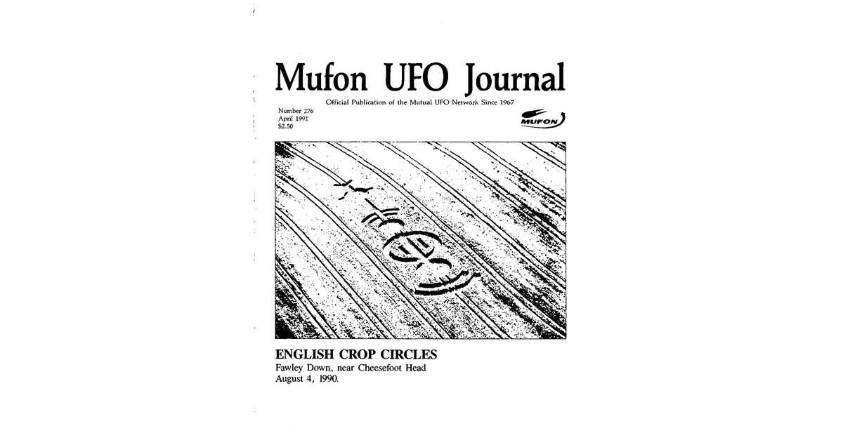 MUFON UFO Journal 1991 4. April