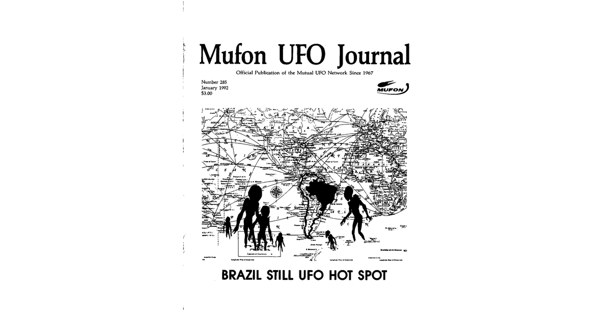 MUFON UFO Journal 1992 1. January