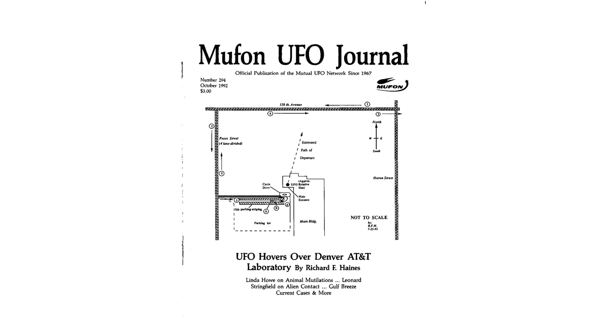 MUFON UFO Journal 1992 10. October