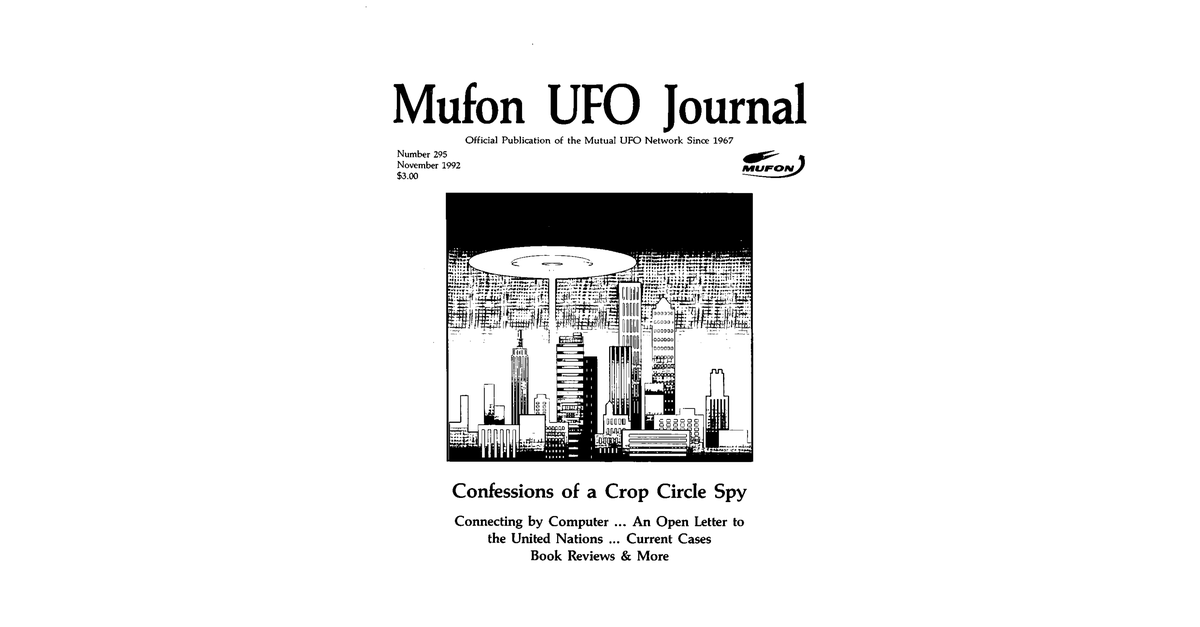 MUFON UFO Journal 1992 11. November