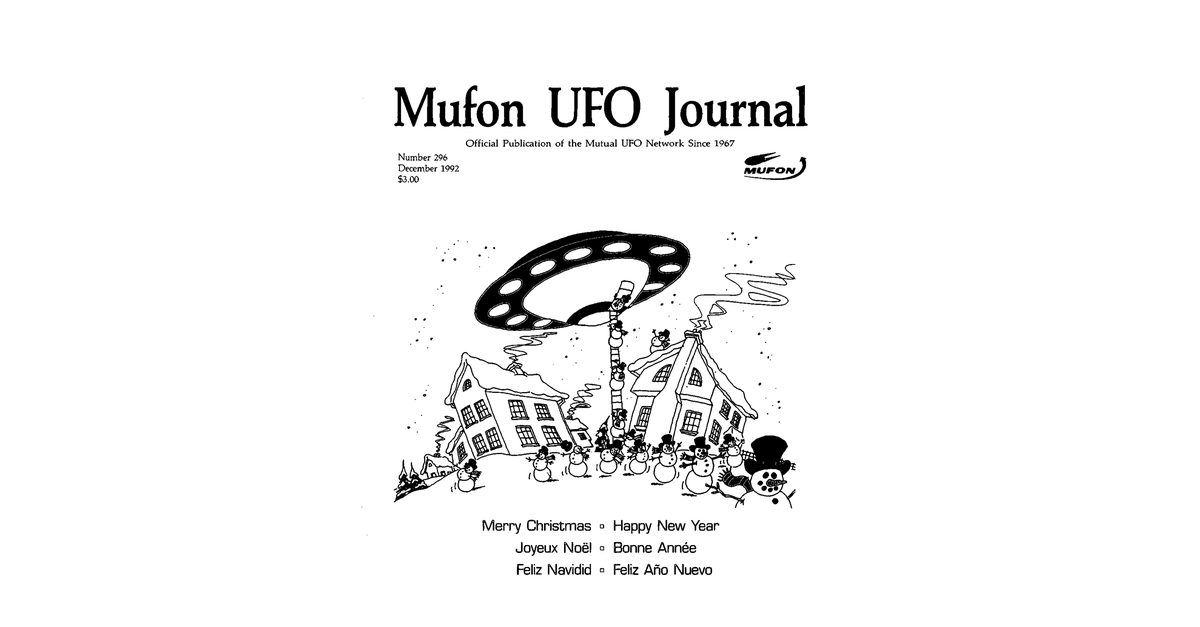 MUFON UFO Journal 1992 12. December