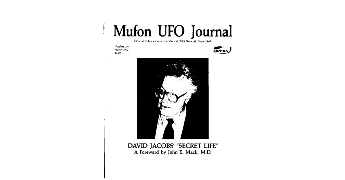 MUFON UFO Journal 1992 3. March