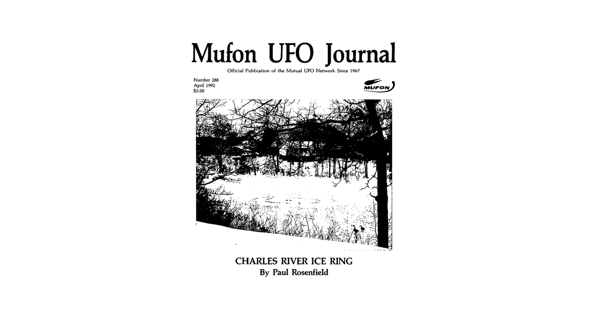 MUFON UFO Journal 1992 4. April