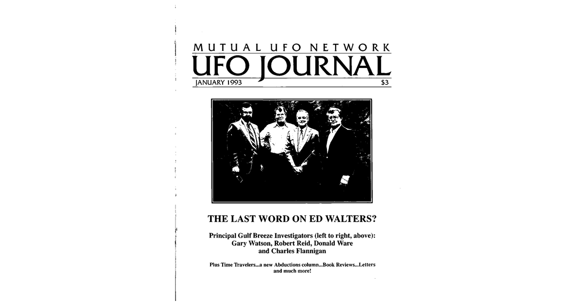 MUFON UFO Journal 1993 1. January
