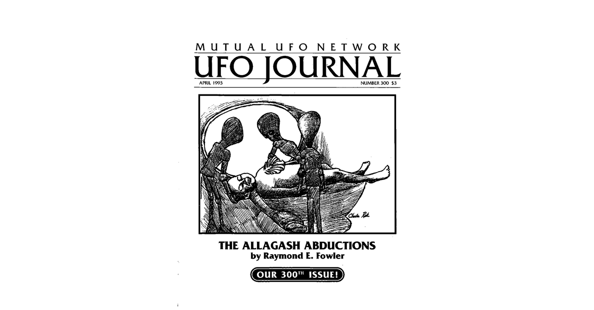 MUFON UFO Journal 1993 4. April