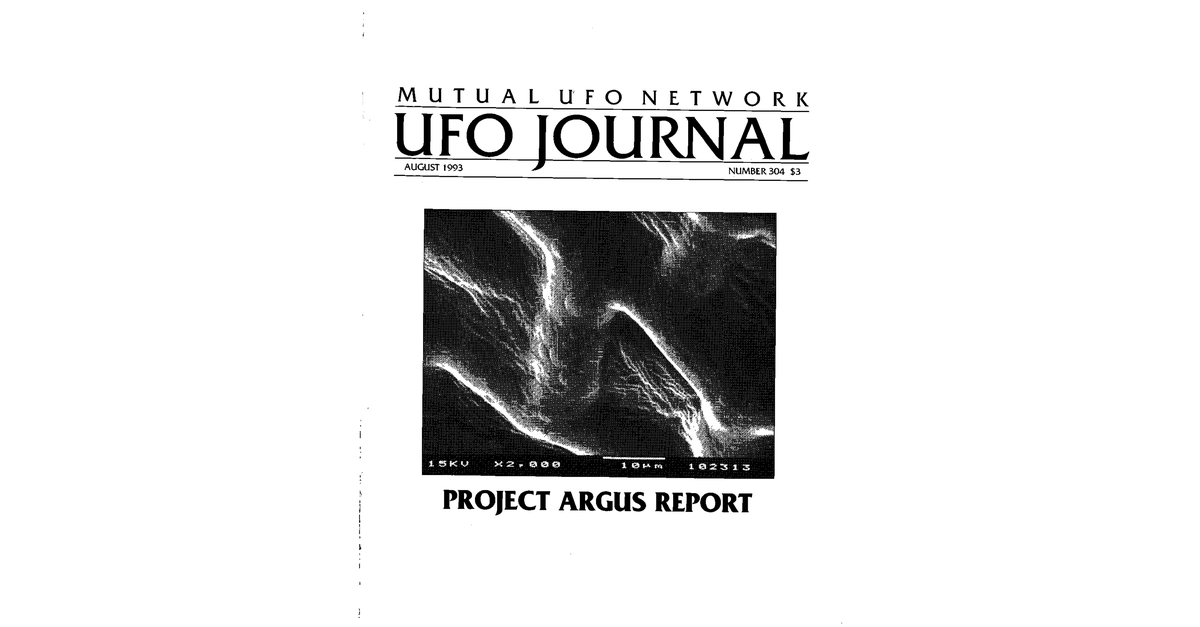 MUFON UFO Journal 1993 8. August