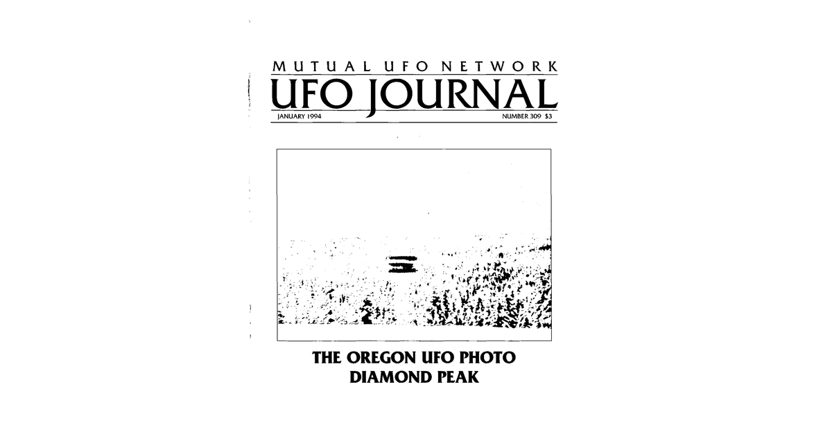 MUFON UFO Journal 1994 1. January