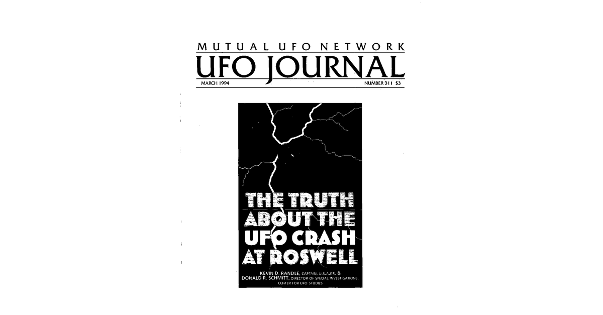 MUFON UFO Journal 1994 3. March