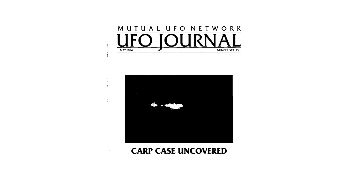 MUFON UFO Journal 1994 5. May