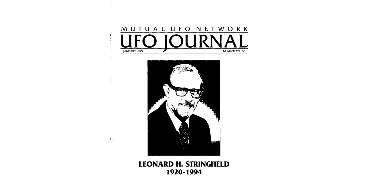 MUFON UFO Journal 1995 1. January