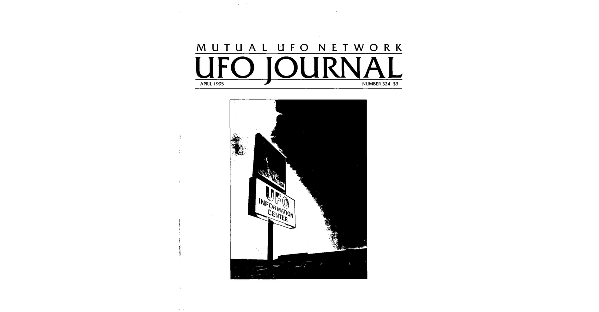 MUFON UFO Journal 1995 4. April
