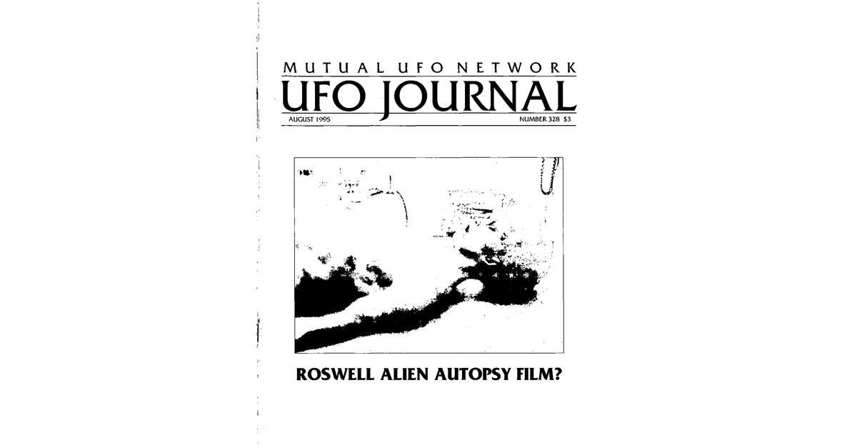 MUFON UFO Journal 1995 8. August