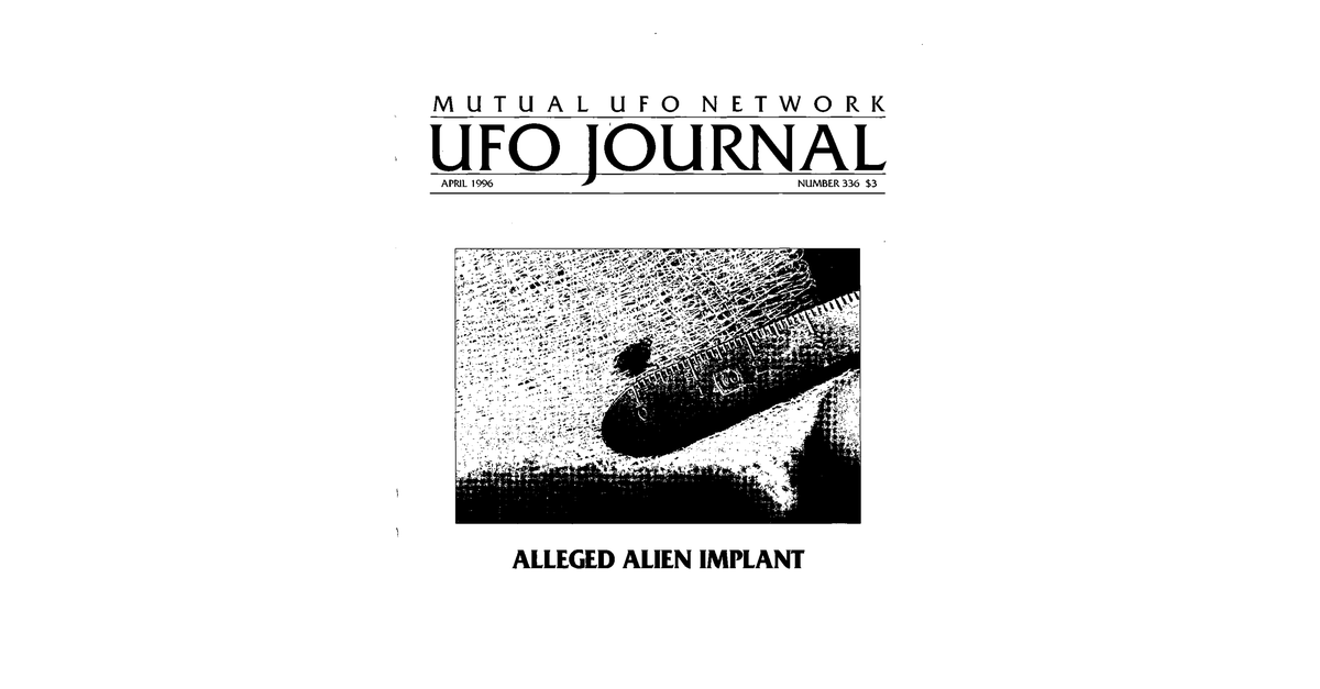 MUFON UFO Journal 1996 4. April