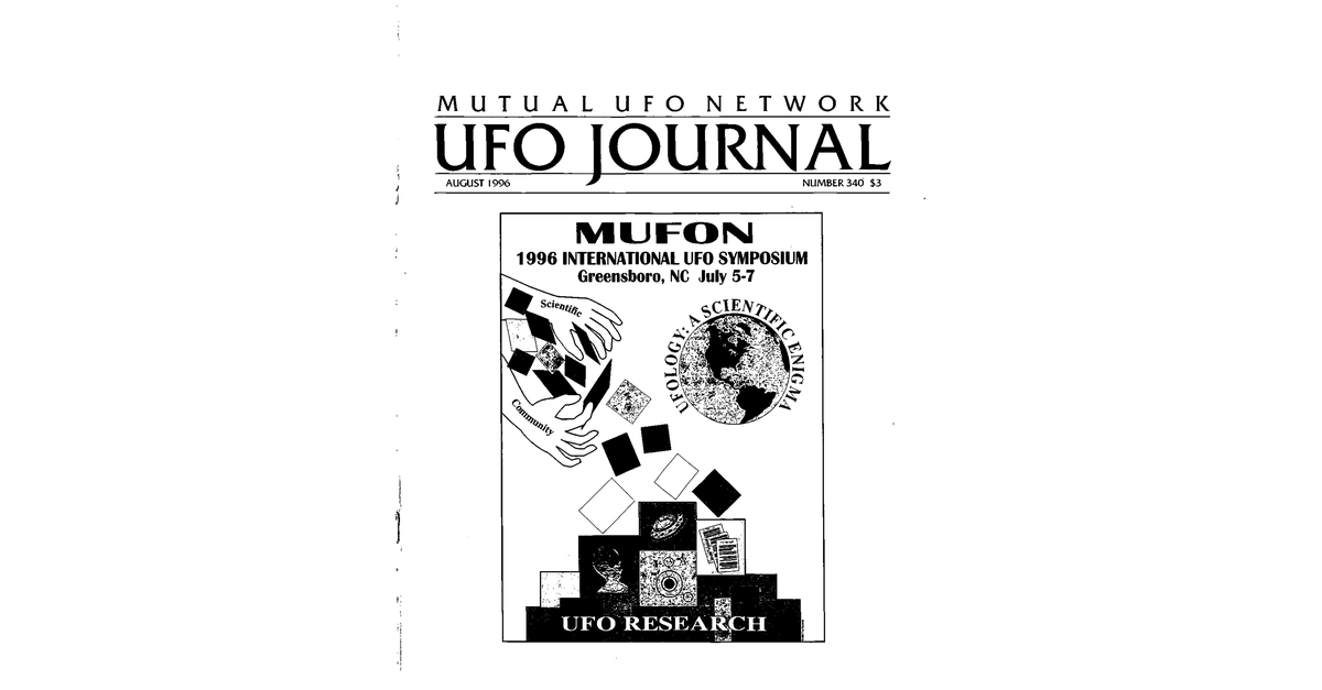 MUFON UFO Journal 1996 8. August