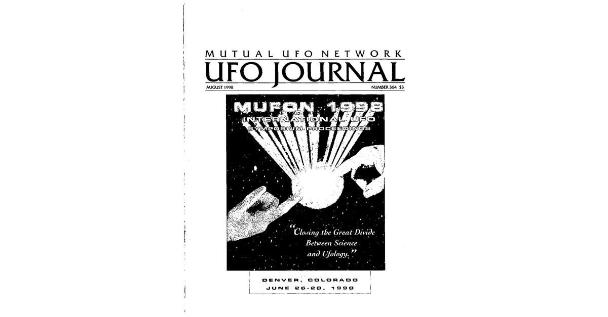 MUFON UFO Journal 1998 8. August