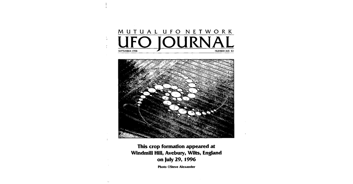 MUFON UFO Journal 1998 9. September