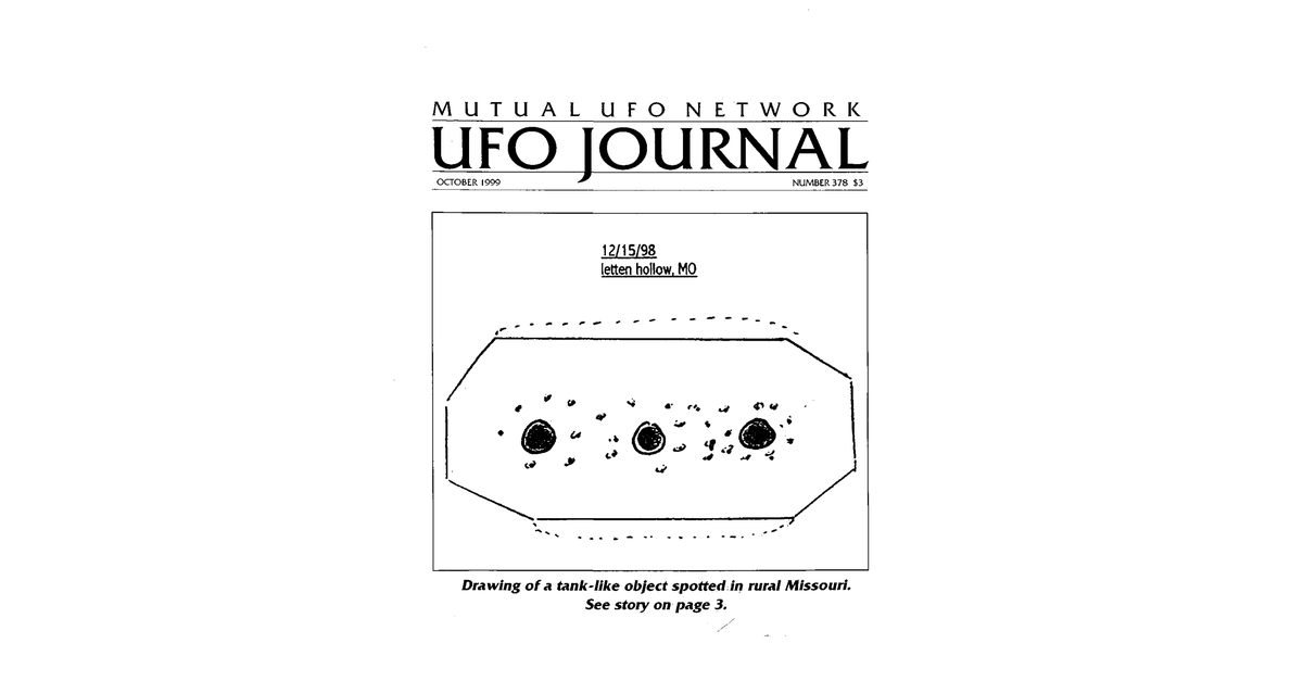 MUFON UFO Journal 1999 10. October