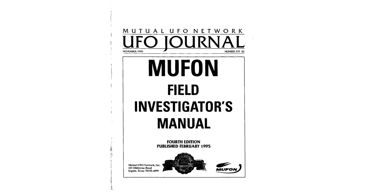 MUFON UFO Journal 1999 11. November