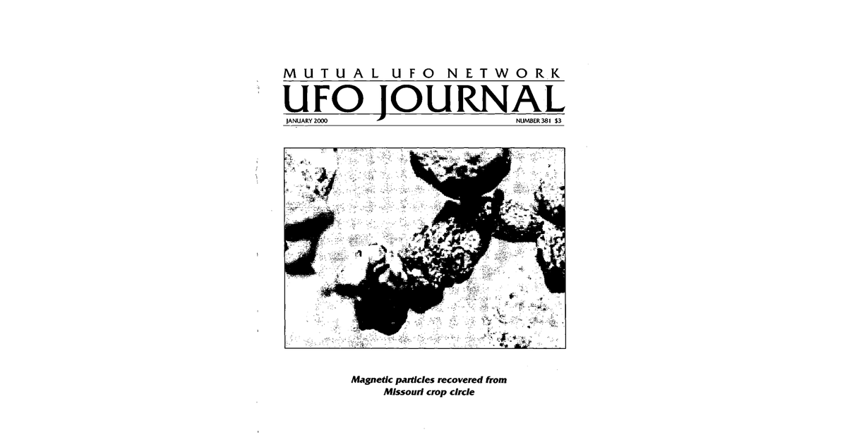 MUFON UFO Journal 2000 1. January
