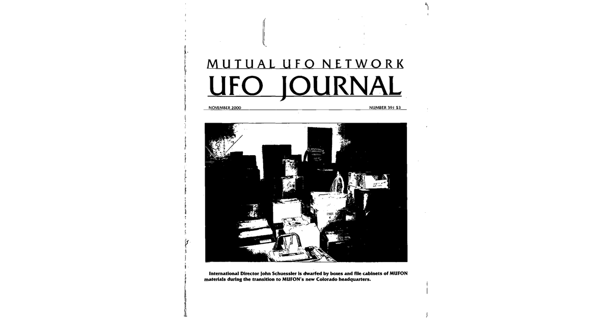 MUFON UFO Journal 2000 11. November